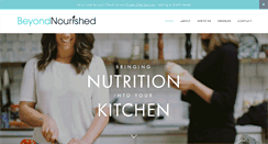 Desktop Screenshot of beyondnourished.com